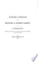 Economic Conditions on the Manors of Ramsey Abbey