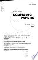 Economic Papers