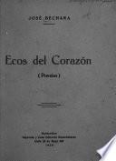 Ecos del corazón (poesías)