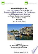 ECRM 2021 20th European Conference on Research Methods in Business and Management