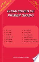 Ecuaciones de primer grado