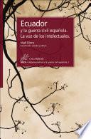 Ecuador y la guerra civil española. La voz de los intelectuales