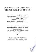 Ediciones de la Sociedad Amigos del Libro Rioplatense