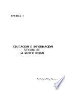 Educación e información sexual de la mujer rural