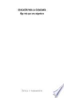 Educación para la ciudadanía