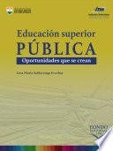 Educación superior pública: oportunidades que se crean