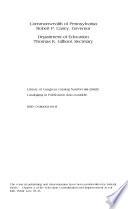 Education for International Competence in Pennsylvania