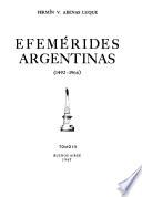 Efemérides argentinas, 1492-1966