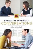 Effective Difficult Conversations