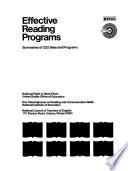 Effective Reading Programs