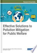 Effective Solutions to Pollution Mitigation for Public Welfare