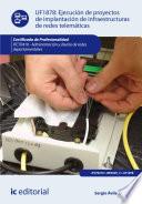 Ejecución de proyectos de implantación de infraestructuras de redes telemáticas. IFCT0410
