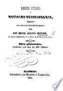 Ejercicio cotidiano y novísimo Devocionario, escrito en verso y en variedad de metros ... Obra pintoresca, etc