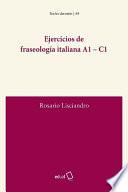 Ejercicios de fraseología italiana A1-C1