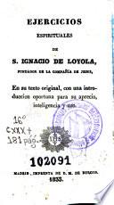 Ejercicios espirituales de S. Ignacio de Loyola
