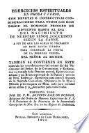 Ejercicios espirituales en prosa y verso