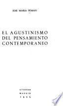 El agustinismo del pensamiento contemporaneo