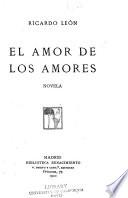 El amor de los amores