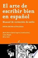 El arte de escribir bien en español