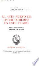 El arte nuevo de hacer comedias en este tiempo