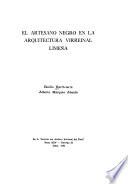 El artesano negro en la arquitectura virreinal limeña