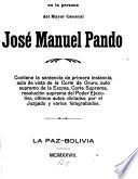 El asesinato perpetrado en la persona del mayor general José Manuel Pando
