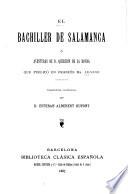 El bachiller de Salamanca; o, Aventuras de D. Querubín de la Ronda. Traducción castellana por D. Estebán Aldebert Dupont