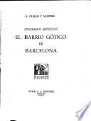 El barrio gótico de Barcelona