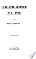El billete de banco en el Perú