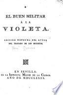 El buen militar á la violeta