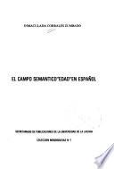 El campo semántico edad en español