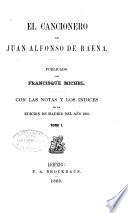 El cancionero de Juan Alfonso de Baena