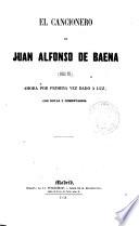 El cancionero de Juan Alfonso de Baena (siglo xv)
