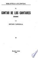 El Cantar de los cantares