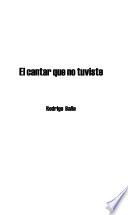 El cantar que no tuviste
