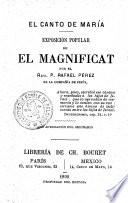 El canto de Maria. Exposición popular de el Magnificat