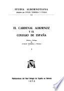 El cardenal Albornoz y el Colegio de España