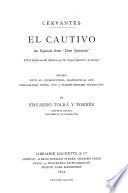 El cautivo, an episode from 'Don Quixote', ed. by E. Tolrá y Fornés