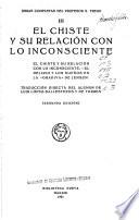 El chiste y su relación con lo inconsciente (2. ed.)