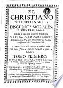 El Christiano instruido en su ley