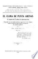 El clima de Punta Arenas a través de 31 años de observaciones ...