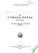 El Código penal de 1922