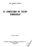 El comentario de textos semiológico