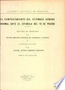 El comportamiento del estómago humano normal ante el estímulo del té de prueba