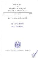 El concepto de entropía
