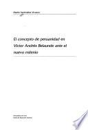 El concepto de peruanidad en Víctor Andrés Belaunde ante el nuevo milenio