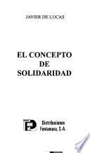 El concepto de solidaridad