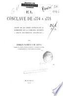 El Conclave de 1774 a 1775