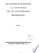 El Consejo de Regencia a la Nación Española en el aniversario del dos de Mayo