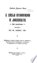 El Consejo Interamericano de Jurisconsultos